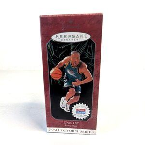 Hallmark Christmas Ornament 1998 Grant Hill Detroit Pistons NBA Basketball